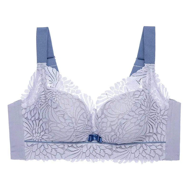 Sexy Wireless Bras for Women Thin Cup Lingeire Lace Underwear Push Up Brassiere 34 To 44 B C D Cup