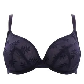 Tango Navy Blue Plunge Bra - Panache