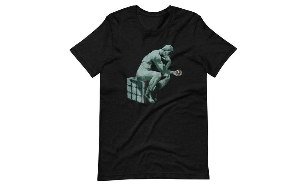 The Thinker - Rubik's Cube Shirt