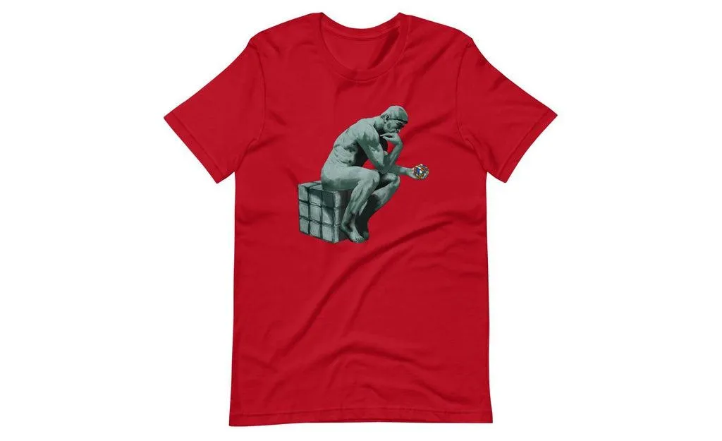 The Thinker - Rubik's Cube Shirt