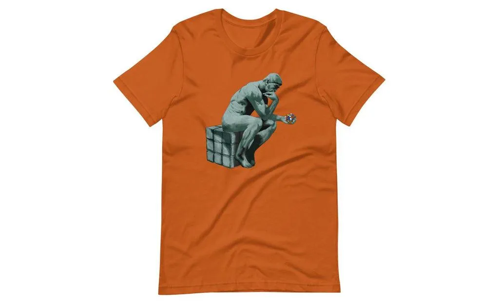 The Thinker - Rubik's Cube Shirt