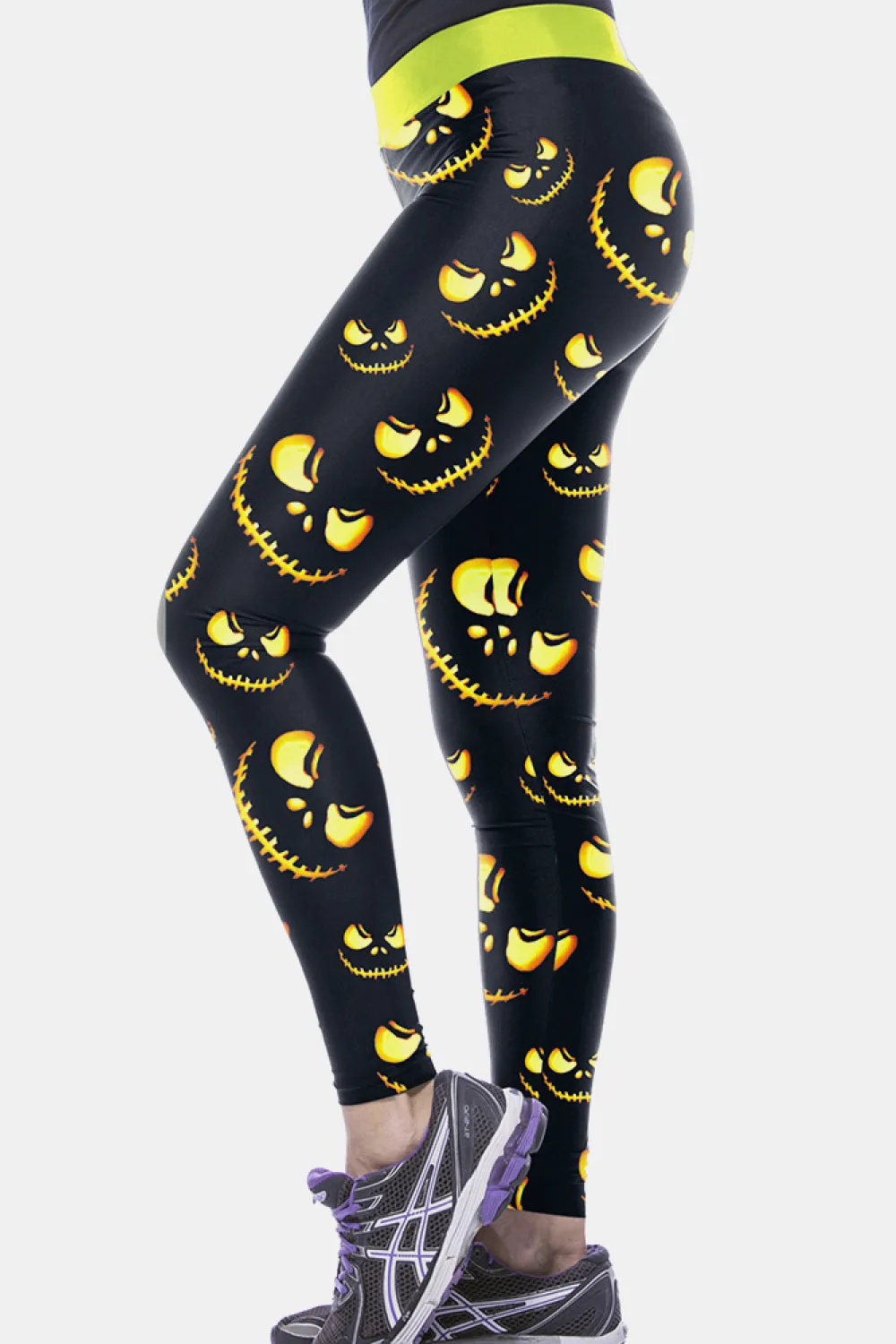 Trick or Treat Printed Elastic Waistband Leggings