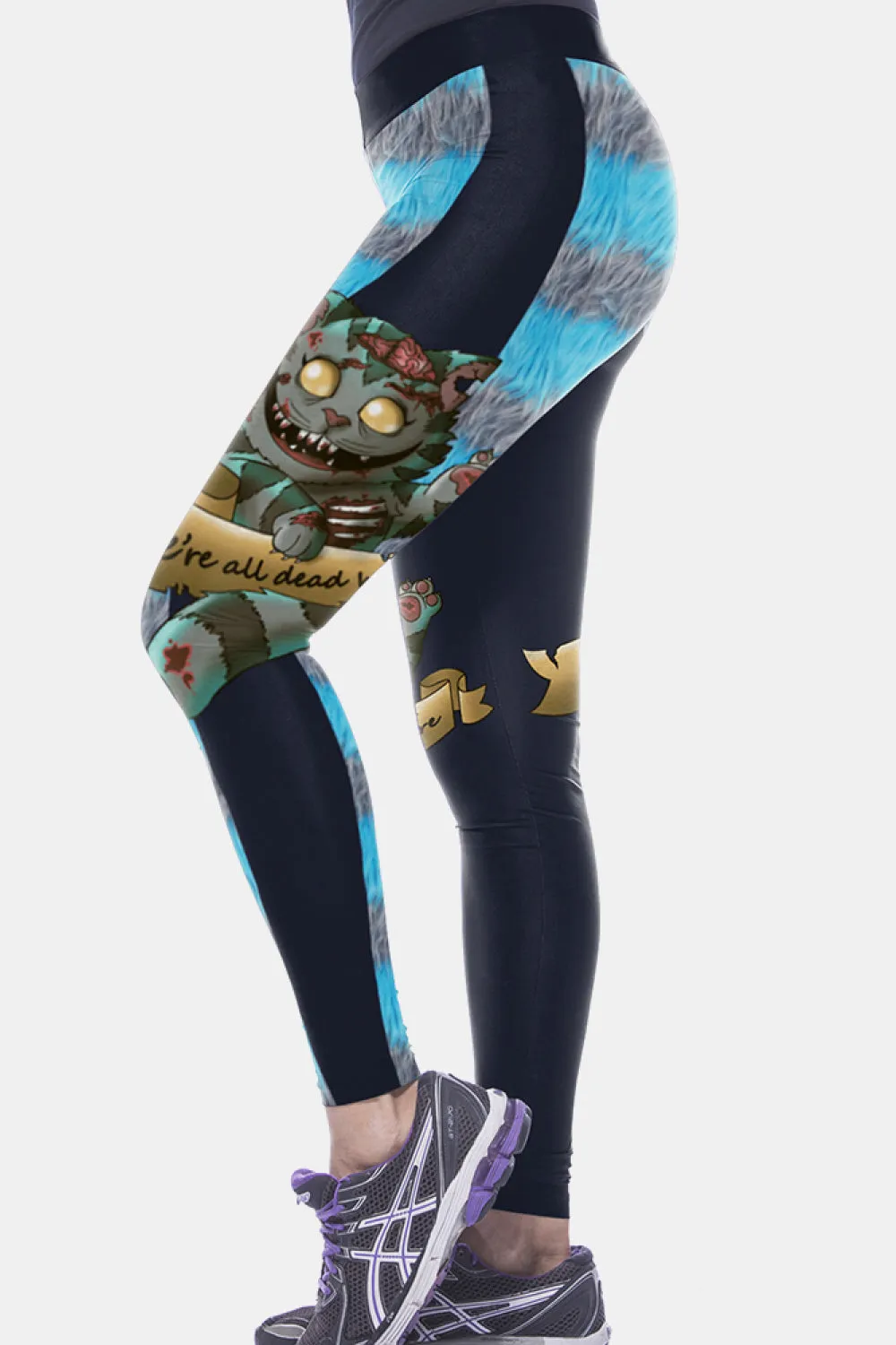 Trick or Treat Printed Elastic Waistband Leggings