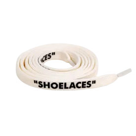 White Off-White Style "SHOELACES"