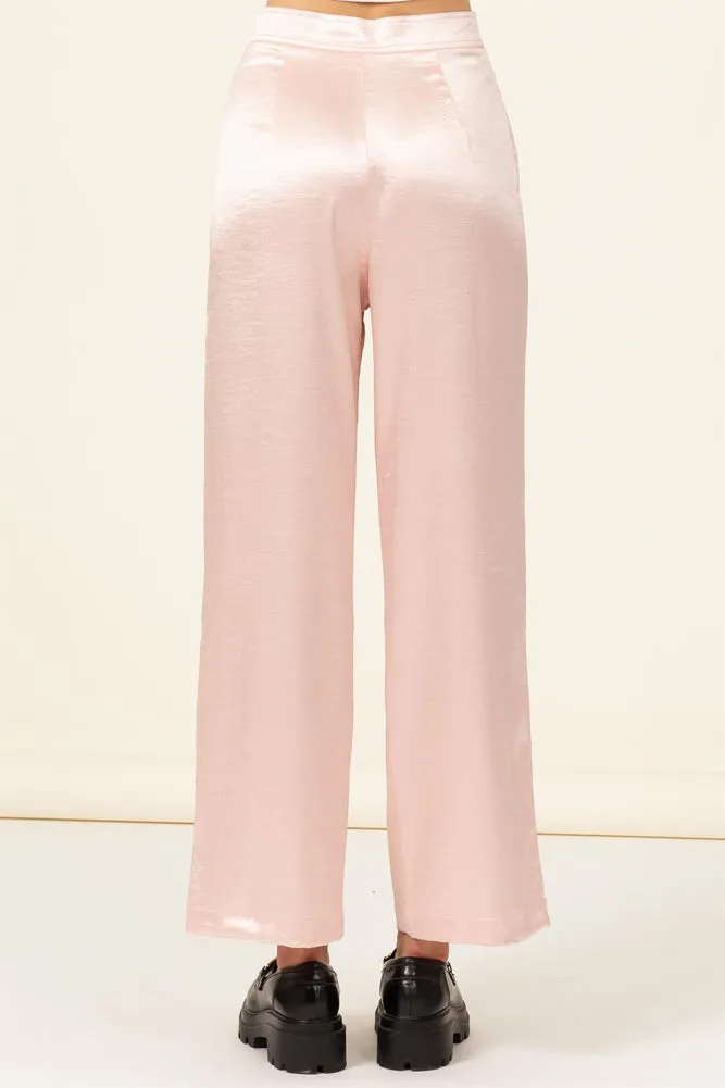 Wide Leg Pant in Blush by Hyfve