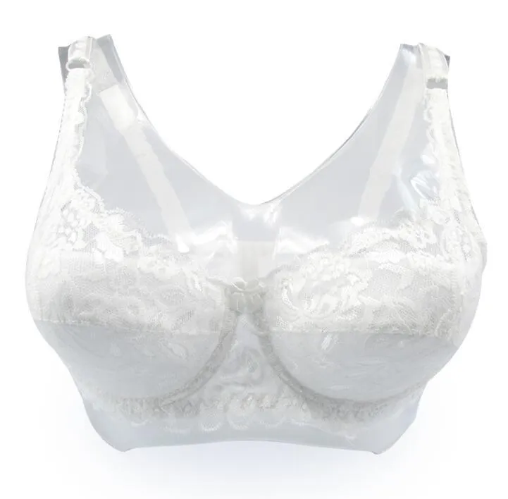 Womens Sexy Push Up Deep V Ultrathin Underwire Padded Cotton Lace Brassiere Bra